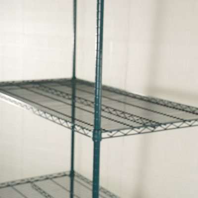 Chef 101 NSF Green Epoxy Shelf - Corrosion-Resistant - 24" x 48" - 4 count box