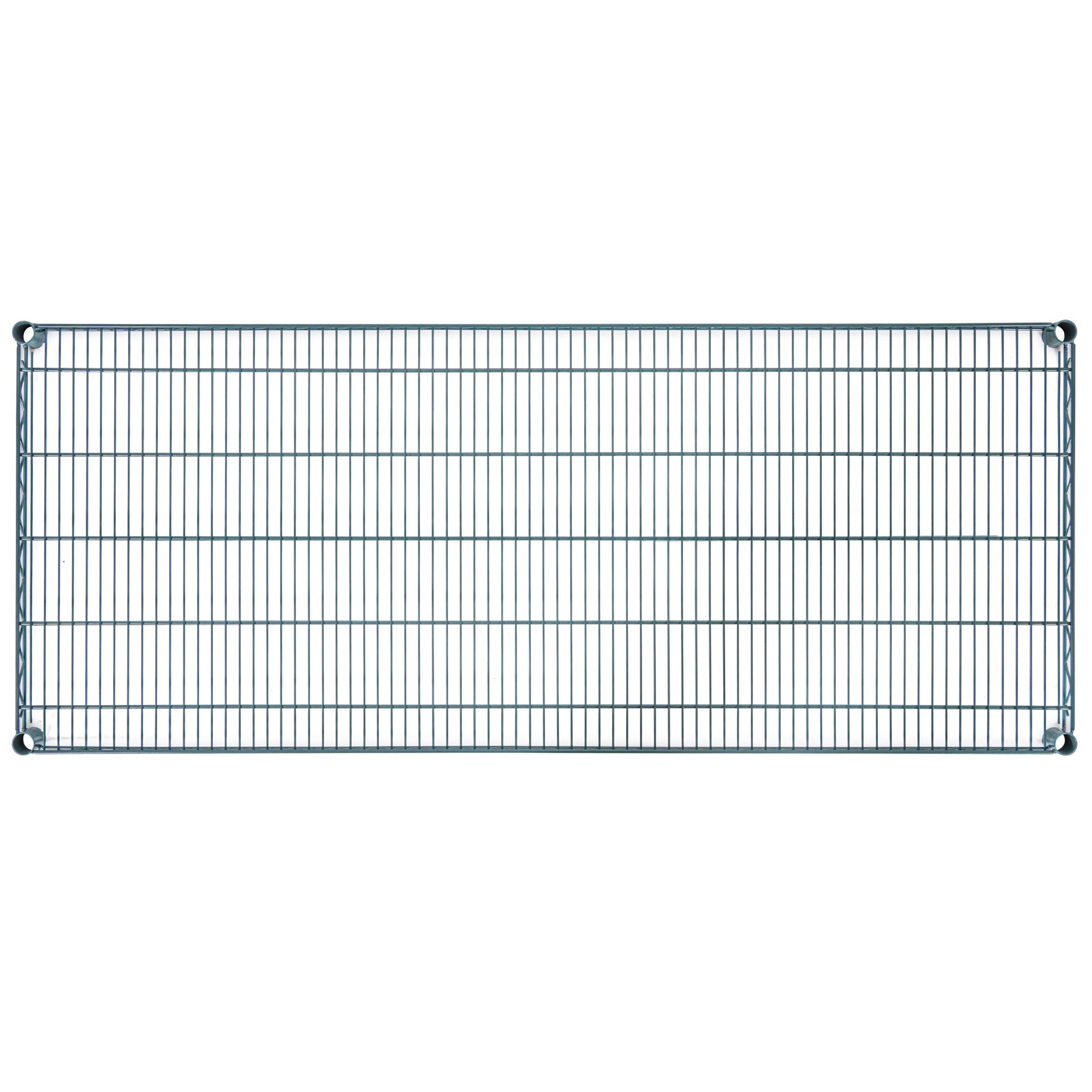 Chef 101 NSF Green Epoxy Shelf - Corrosion-Resistant - 24" x 60" - 4 count box