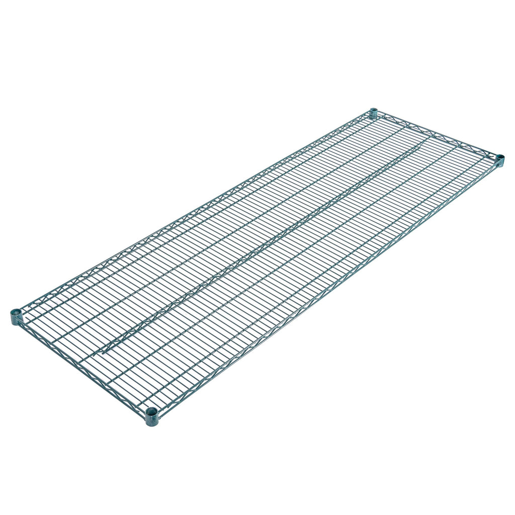 Chef 101 NSF Green Epoxy Shelf - Corrosion-Resistant - 24" x 72" - 4 count box