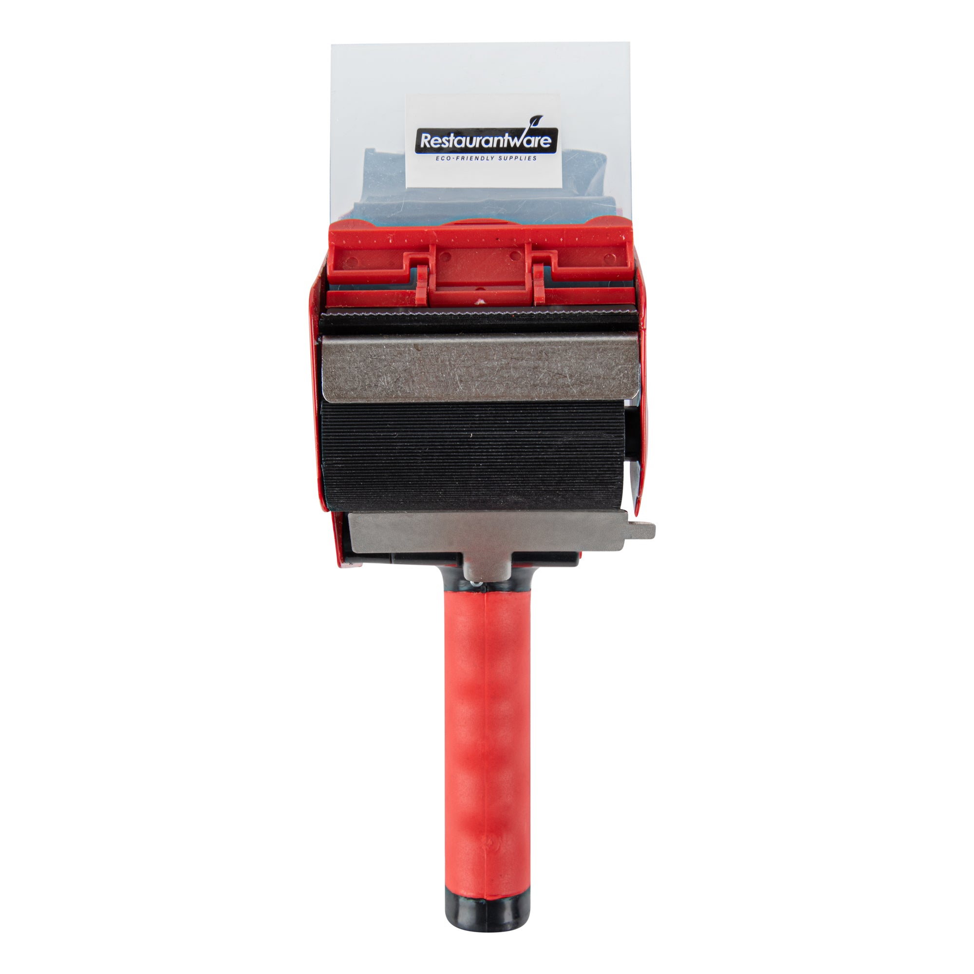 Handy Tek Red Tape Dispenser Gun - Rubber Handle - 3" - 1 count box