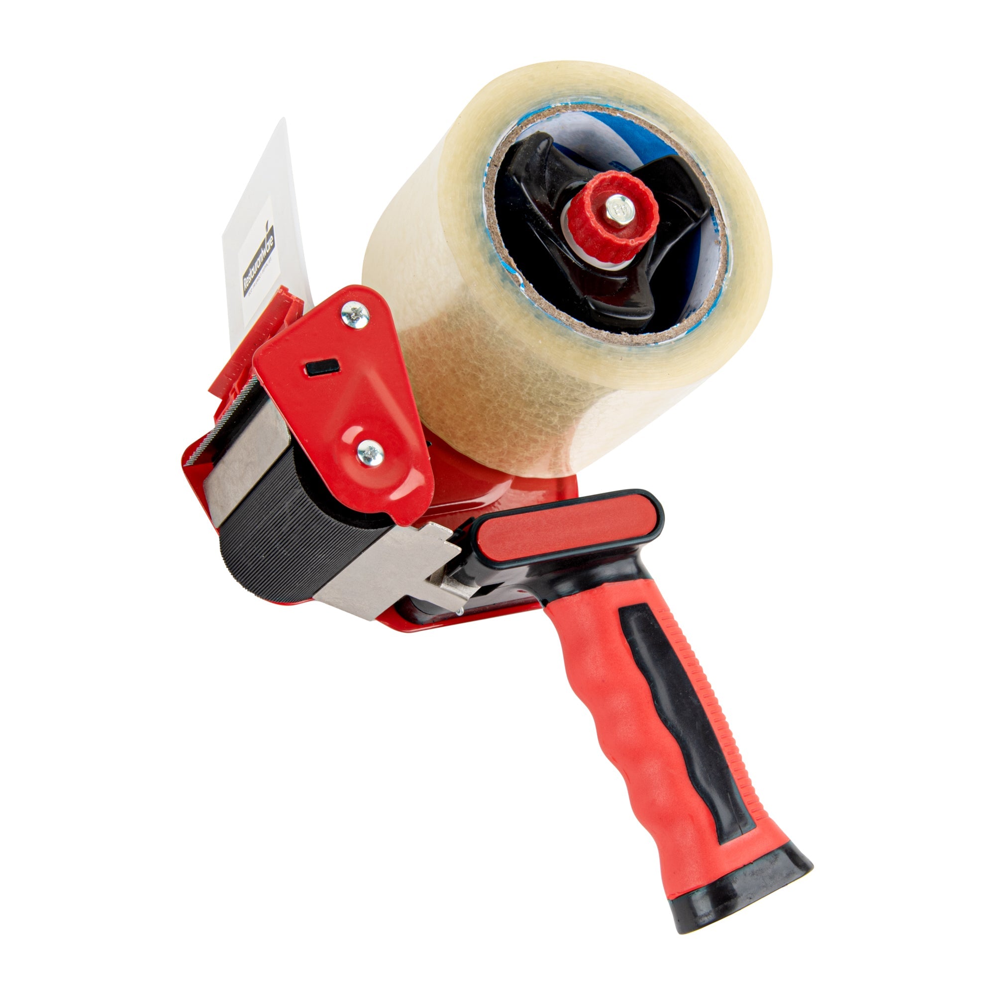 Handy Tek Red Tape Dispenser Gun - Rubber Handle - 3" - 10 count box