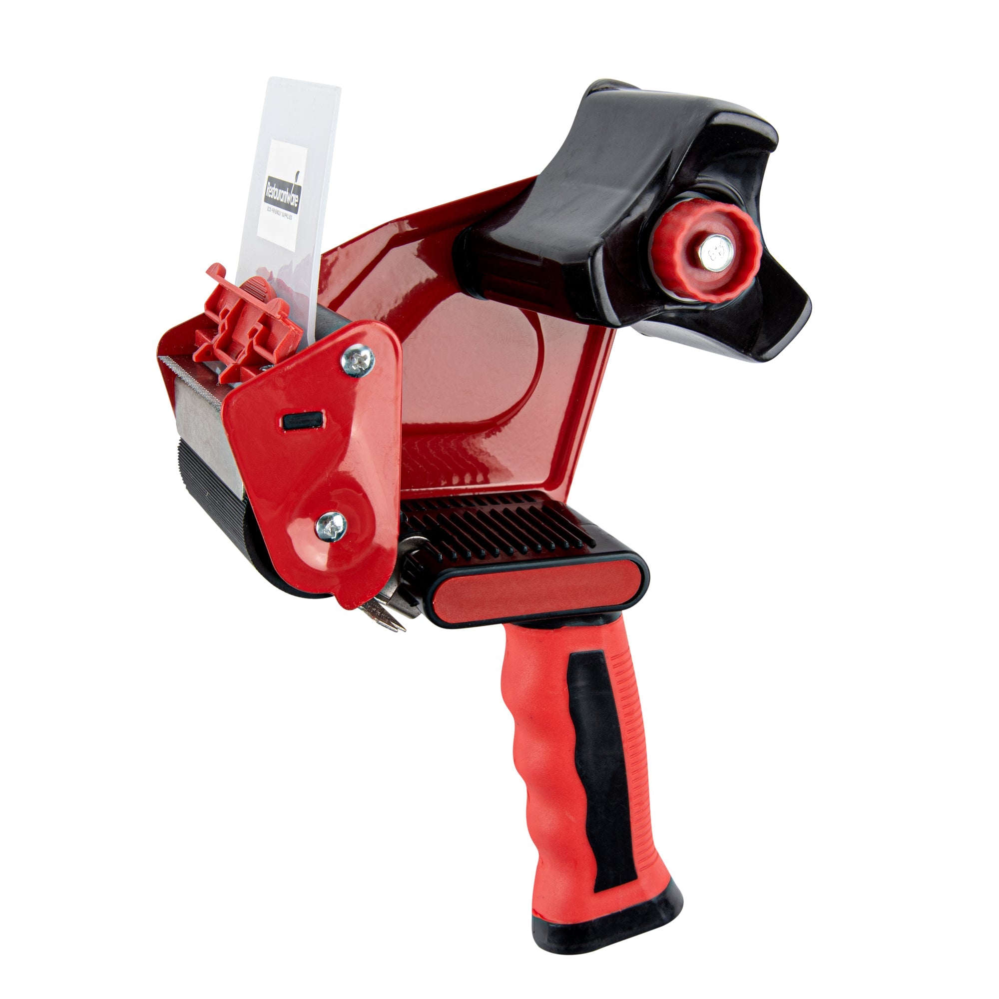 Handy Tek Red Tape Dispenser Gun - Rubber Handle - 3" - 10 count box