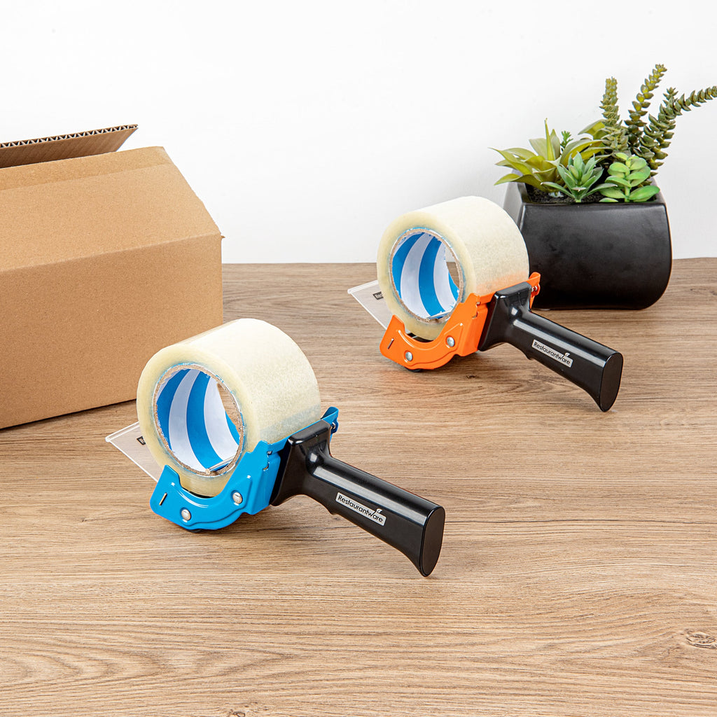 Handy Tek Blue Heavy-Duty Tape Dispenser Gun - 3" - 10 count box