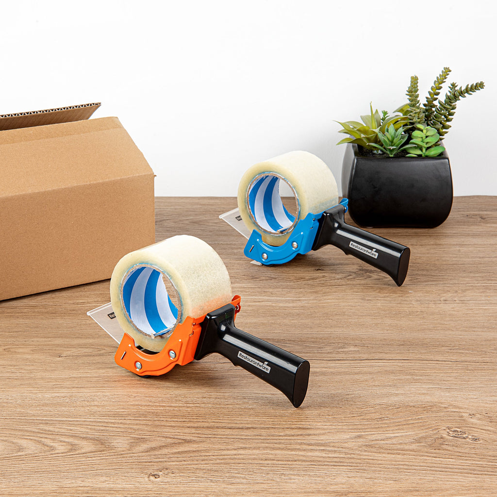 Handy Tek Orange Heavy-Duty Tape Dispenser Gun - 3" - 1 count box