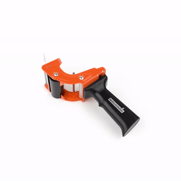 Handy Tek Orange Heavy-Duty Tape Dispenser Gun - 3" - 10 count box
