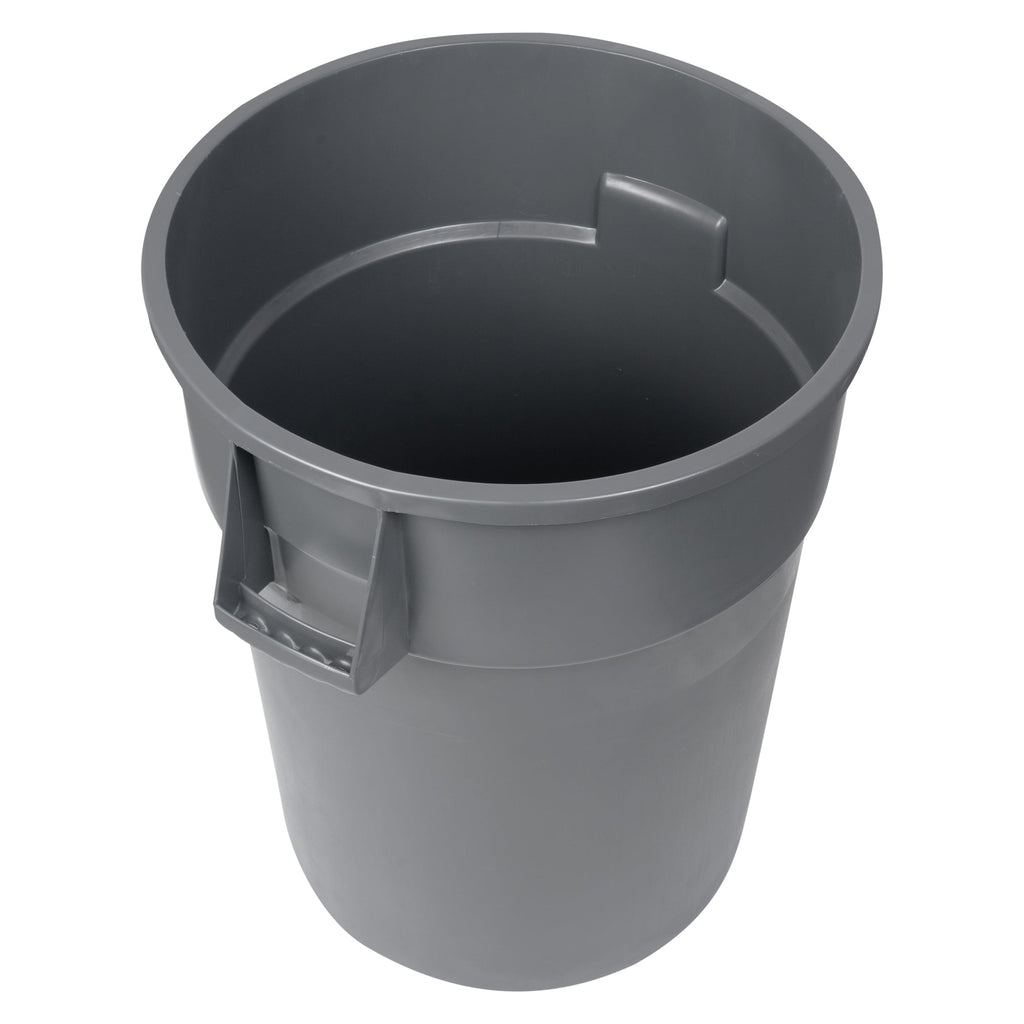 RW Clean 44 gal Gray Plastic Commercial Trash Can / Ingredient Bin - 27 1/2" x 23 3/4" x 31" - 1 count box