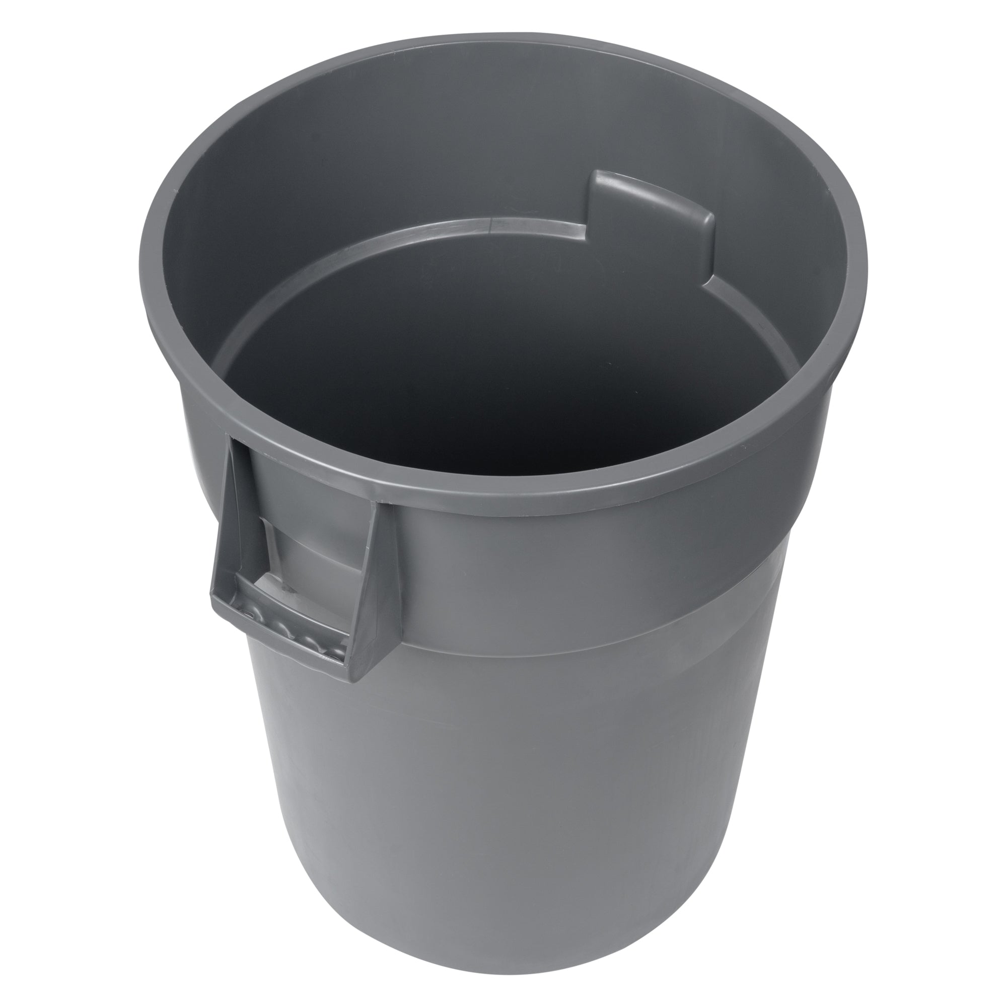 RW Clean 44 gal Gray Plastic Commercial Trash Can / Ingredient Bin - 27 1/2" x 23 3/4" x 31" - 1 count box