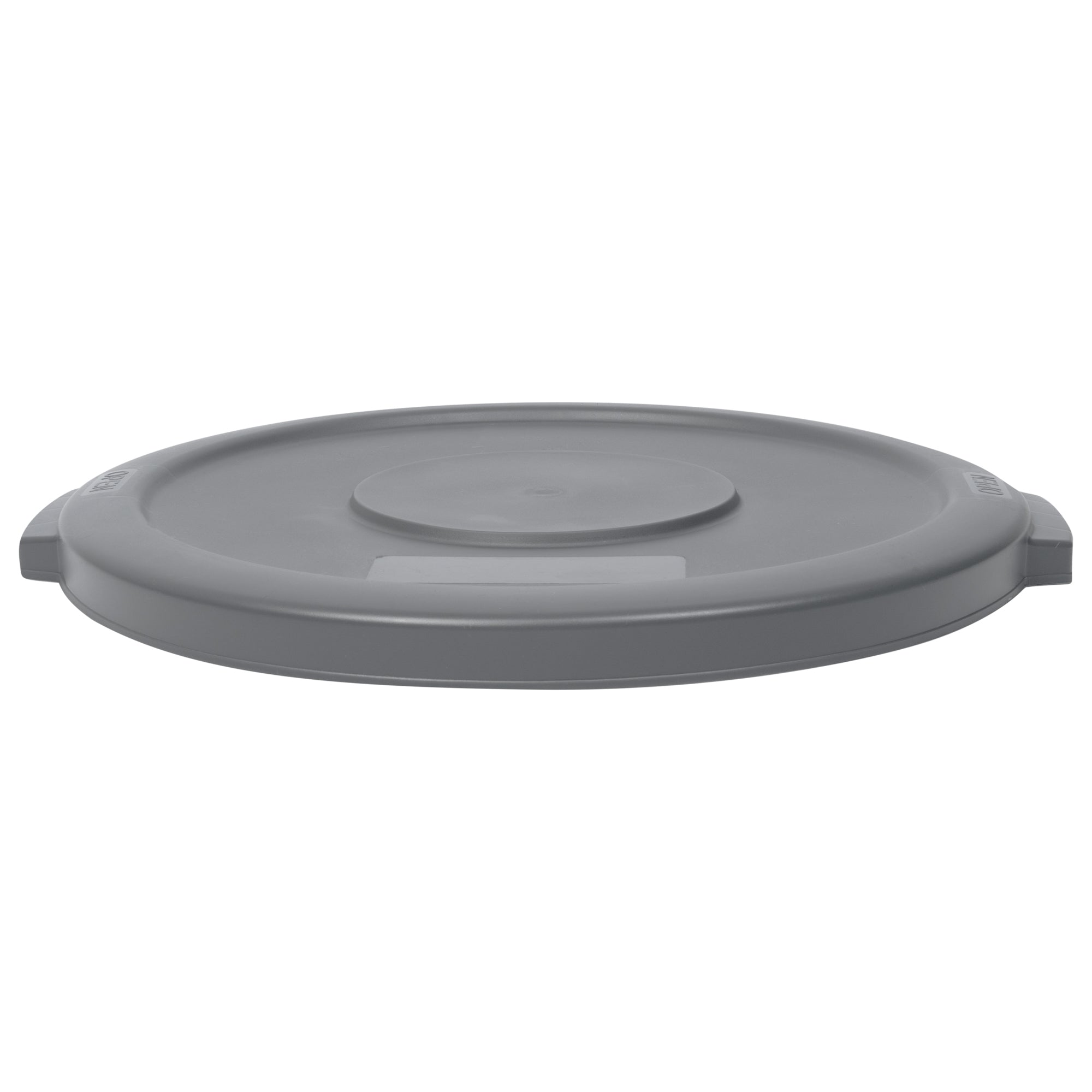 RW Clean Gray Plastic Commercial Trash Can / Ingredient Bin Lid - Fits 10 gal - 1 count box
