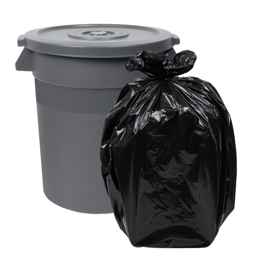 RW Clean Gray Plastic Commercial Trash Can / Ingredient Bin Lid - Fits 20 gal - 1 count box