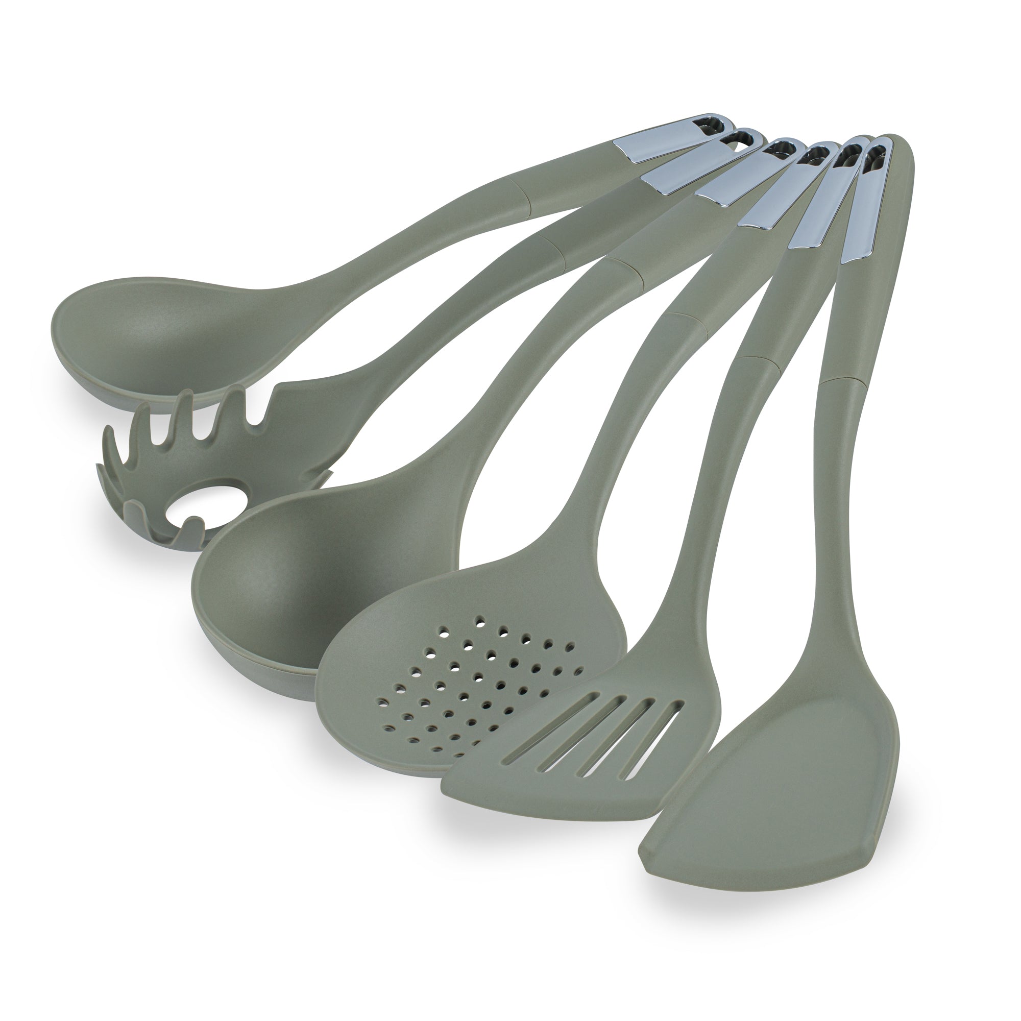 Met Lux Green Silicone Cooking Utensil Set - 6-Piece - 1 count box