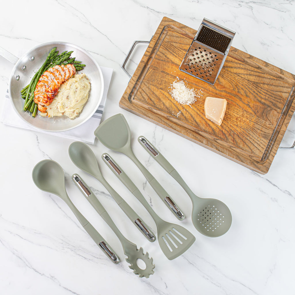 Met Lux Green Silicone Cooking Utensil Set - 6-Piece - 1 count box