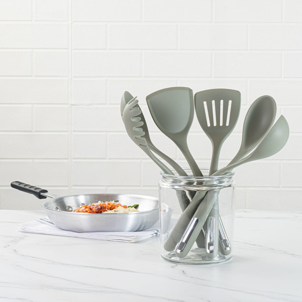 Met Lux Green Silicone Cooking Utensil Set - 6-Piece - 1 count box