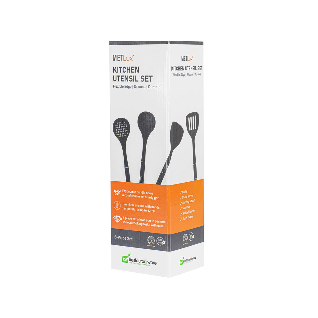 Met Lux Green Silicone Cooking Utensil Set - 6-Piece - 10 count box