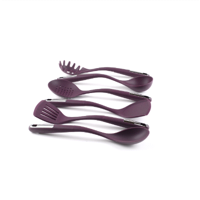 Met Lux Purple Silicone Cooking Utensil Set - 6-Piece - 10 count box