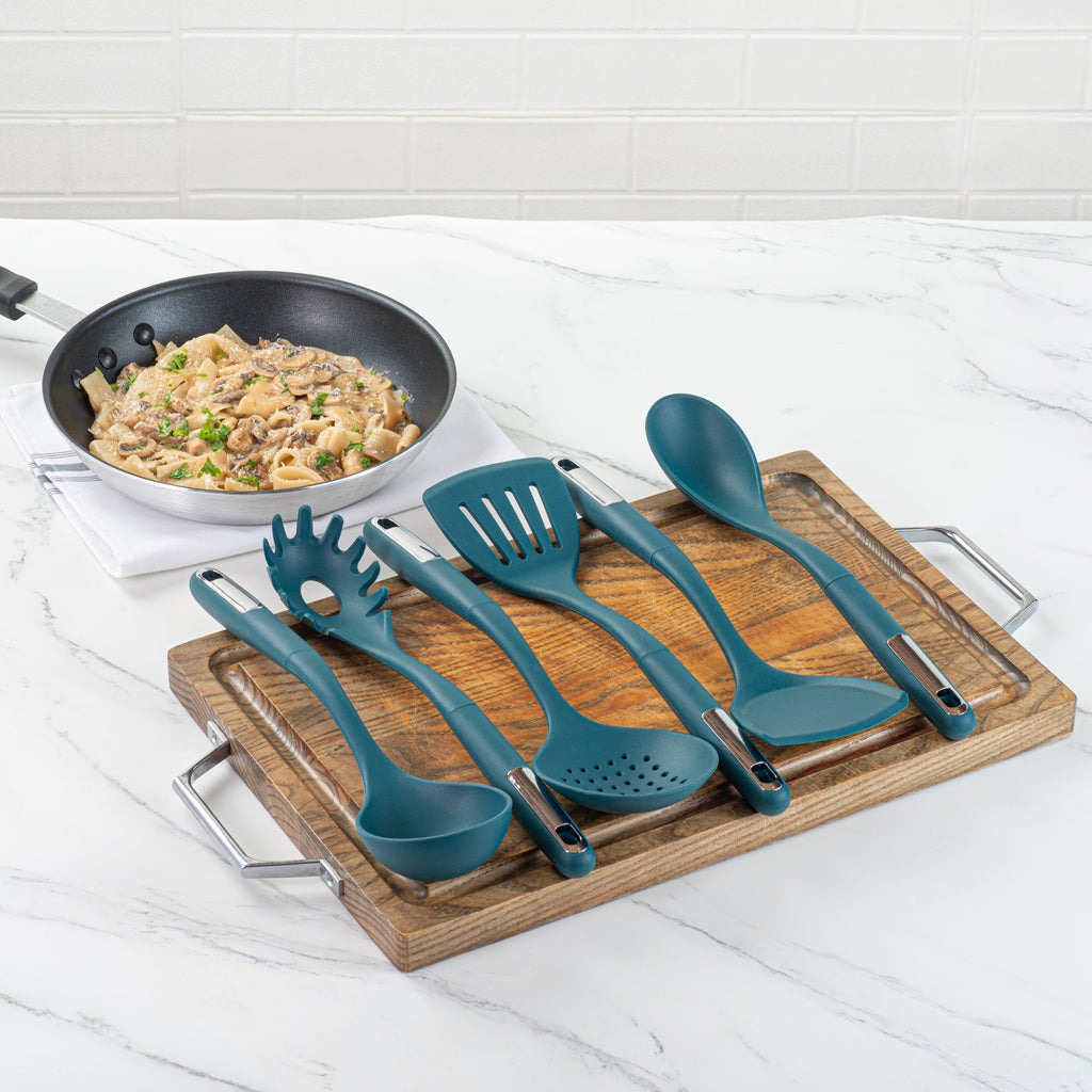 Met Lux Teal Silicone Cooking Utensil Set - 6-Piece - 1 count box