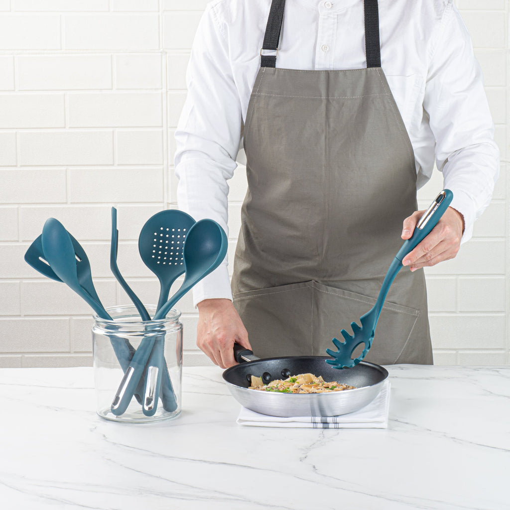 Met Lux Teal Silicone Cooking Utensil Set - 6-Piece - 1 count box