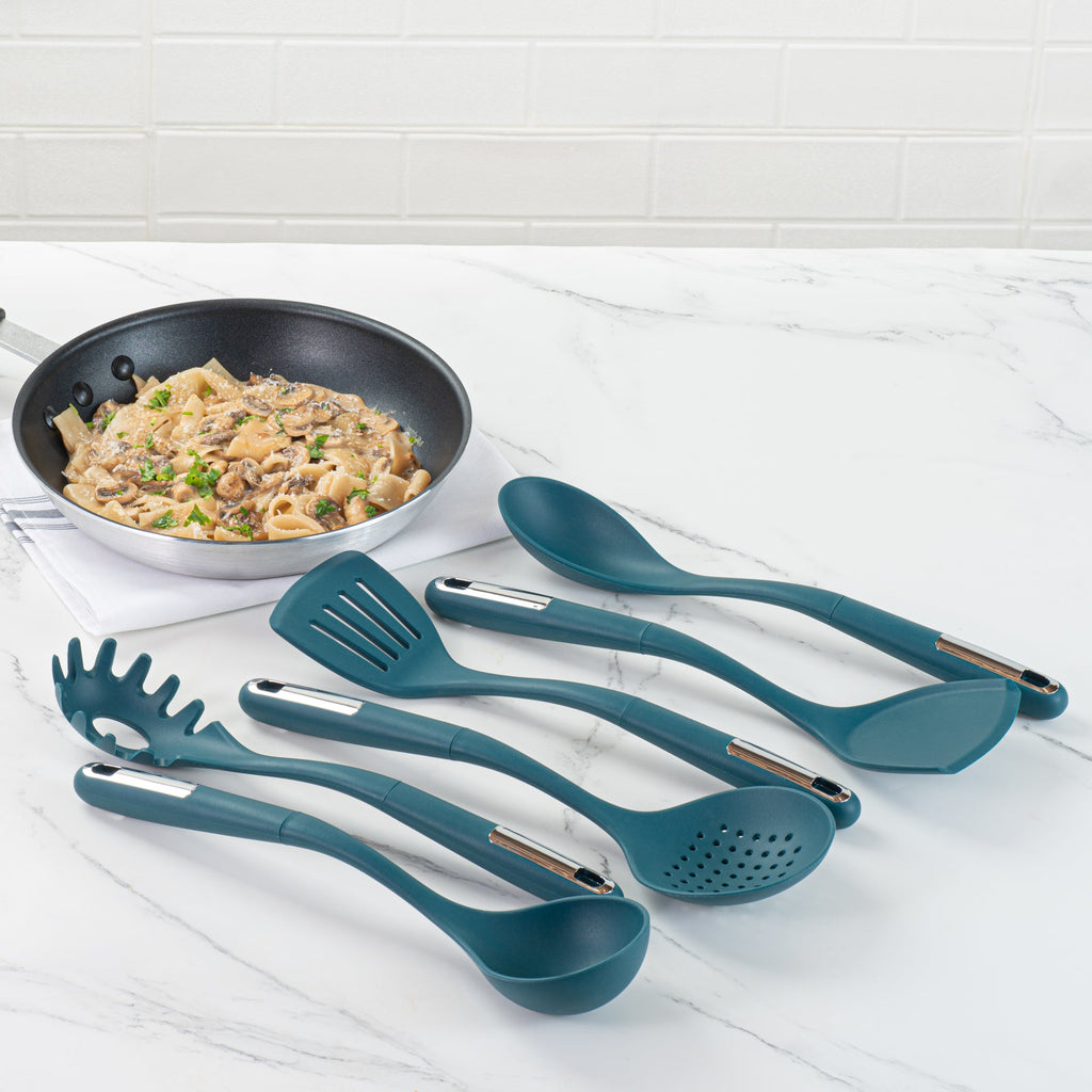 Met Lux Teal Silicone Cooking Utensil Set - 6-Piece - 1 count box