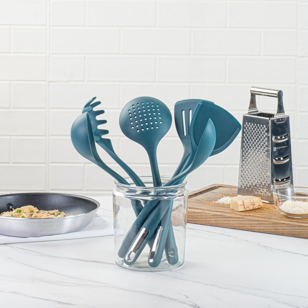 Met Lux Teal Silicone Cooking Utensil Set - 6-Piece - 1 count box