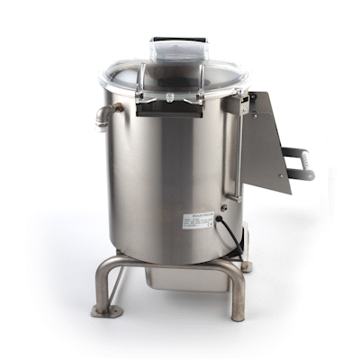 Hi Tek 22 lb. Stainless Steel Potato Peeler - 110V, 1 HP - 1 count box