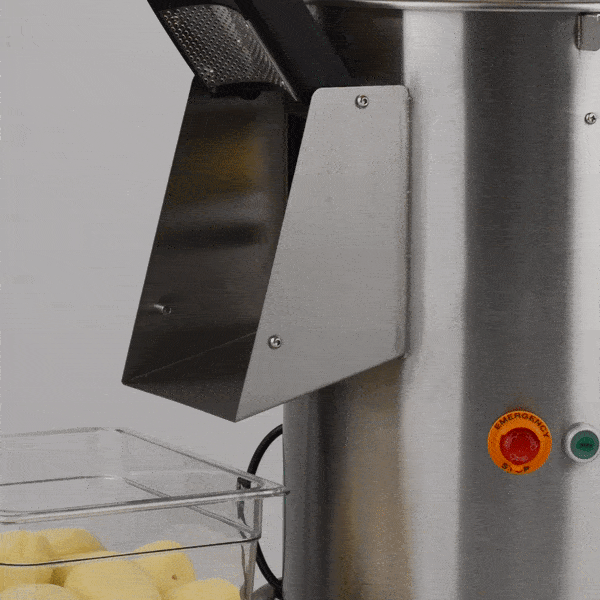 Hi Tek 22 lb. Stainless Steel Potato Peeler - 110V, 1 HP - 1 count box