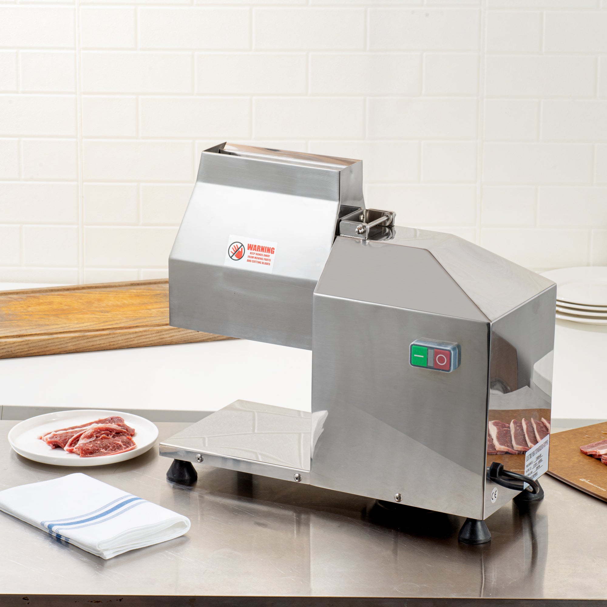 Hi Tek Stainless Steel Meat Tenderizer - 110V, 1/2 HP - 1 count box