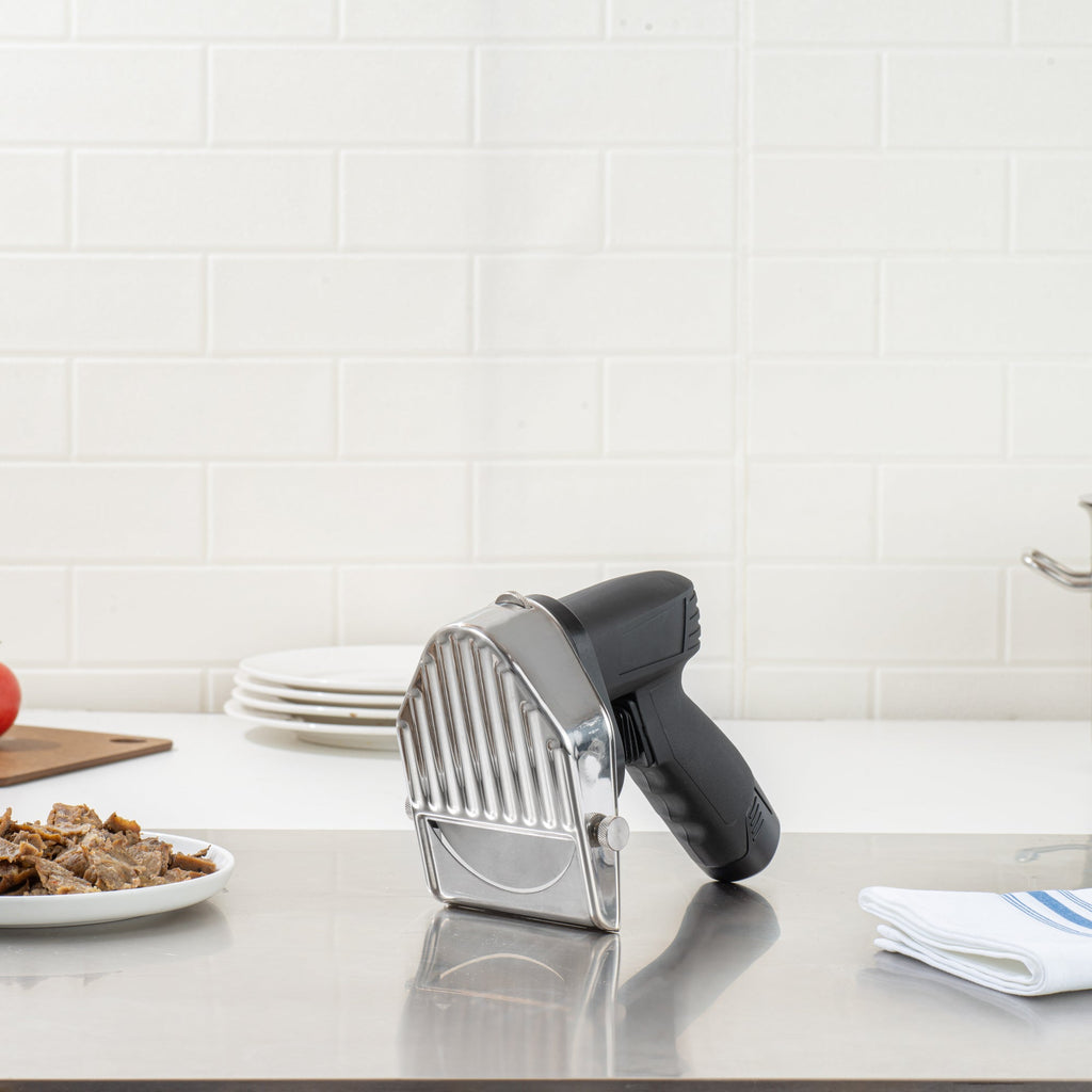 Hi Tek Cordless Kebab Slicer / Gyro Cutter - 80W, 110V/240V - 1 count box