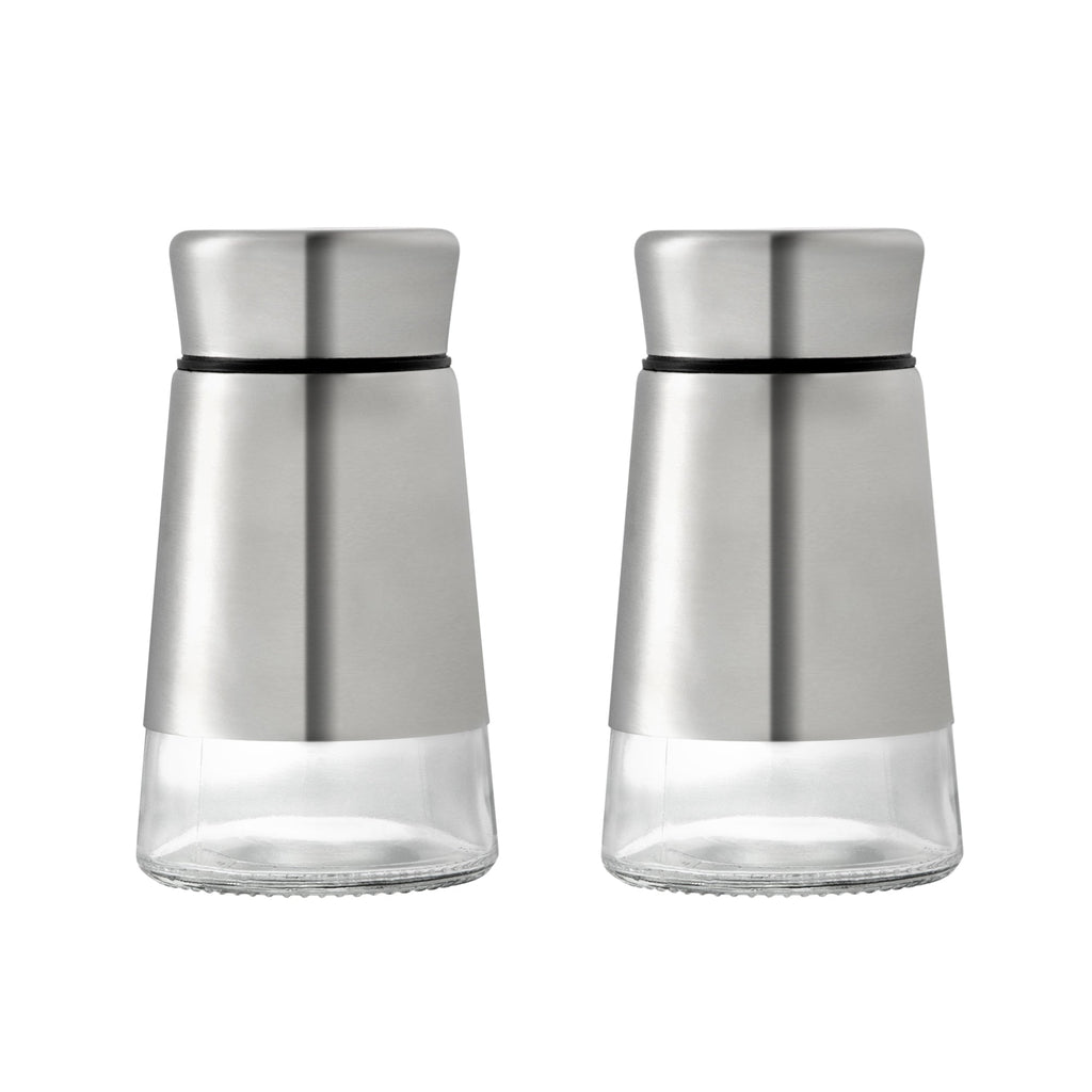 Met Lux 2 oz Stainless Steel Salt and Pepper Shaker Set - 1 count box