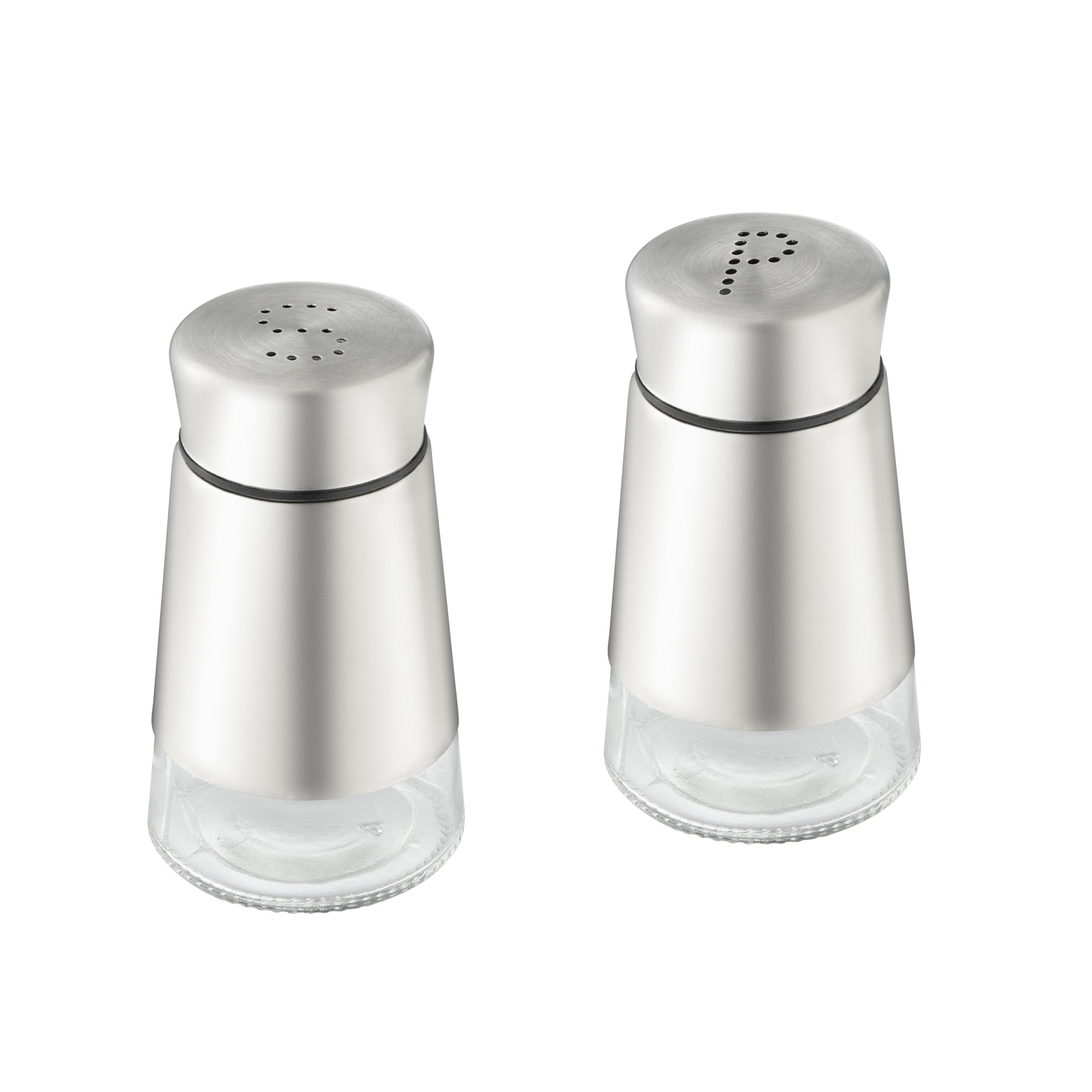 Met Lux 2 oz Stainless Steel Salt and Pepper Shaker Set - 1 count box
