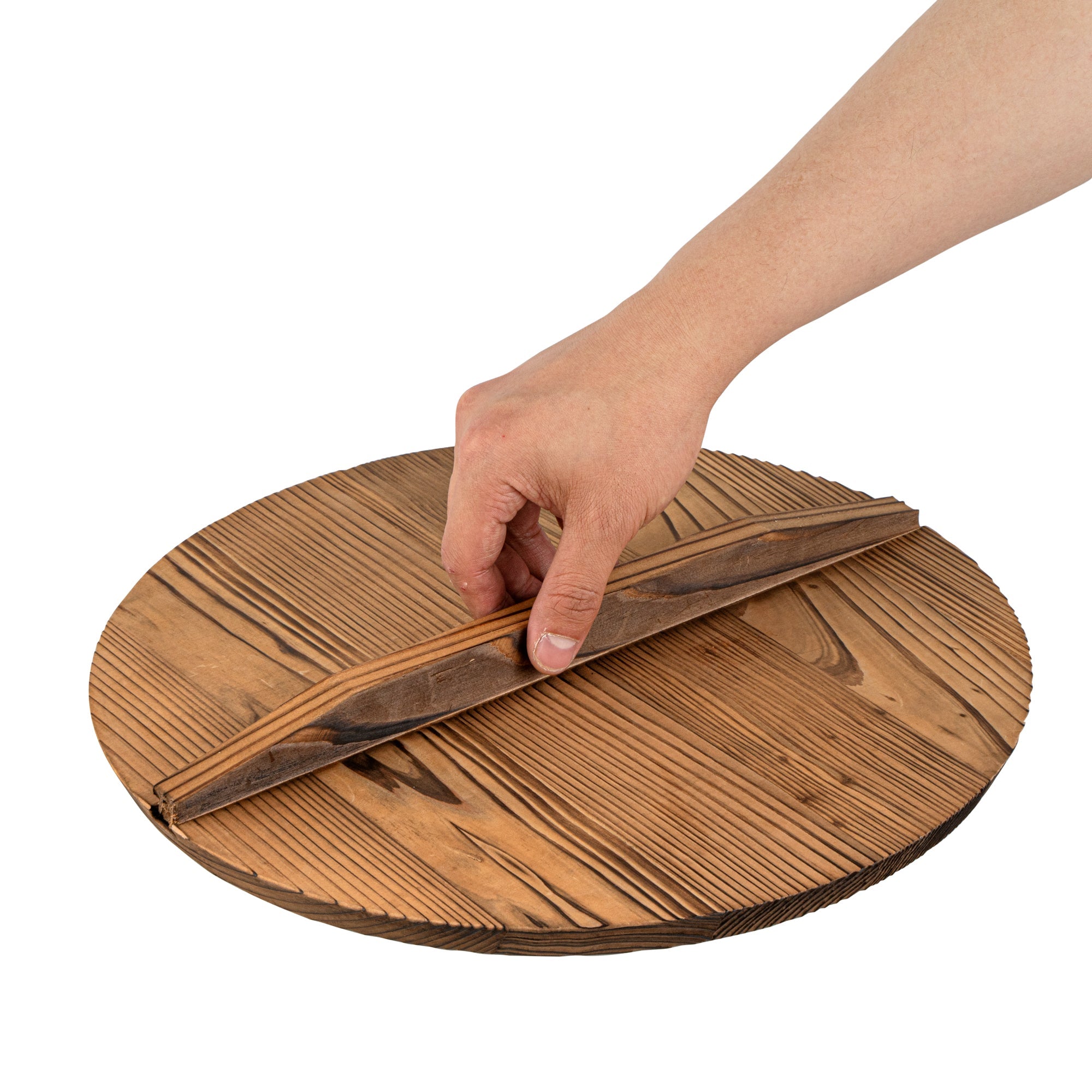Motomori 12" Handmade Lightweight Wood Wok Lid - 1 count box