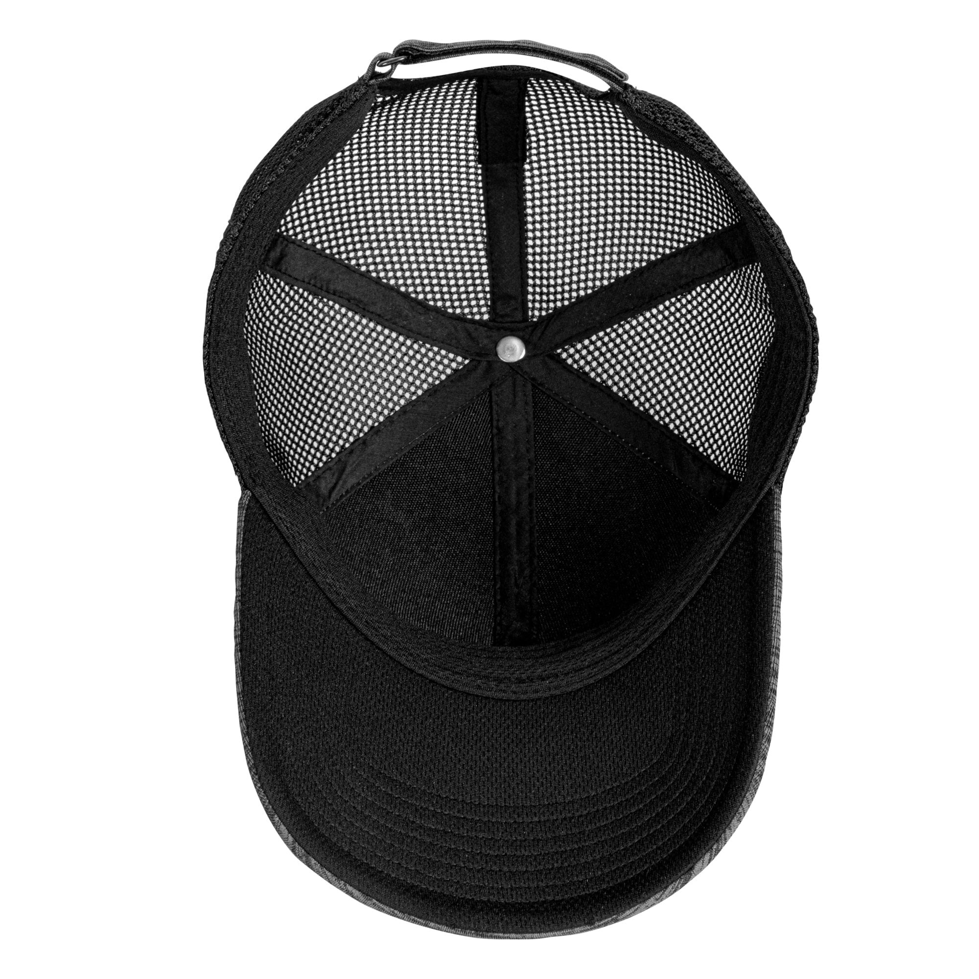 RW Threads Black Trucker Snapback Hat - 1 count box