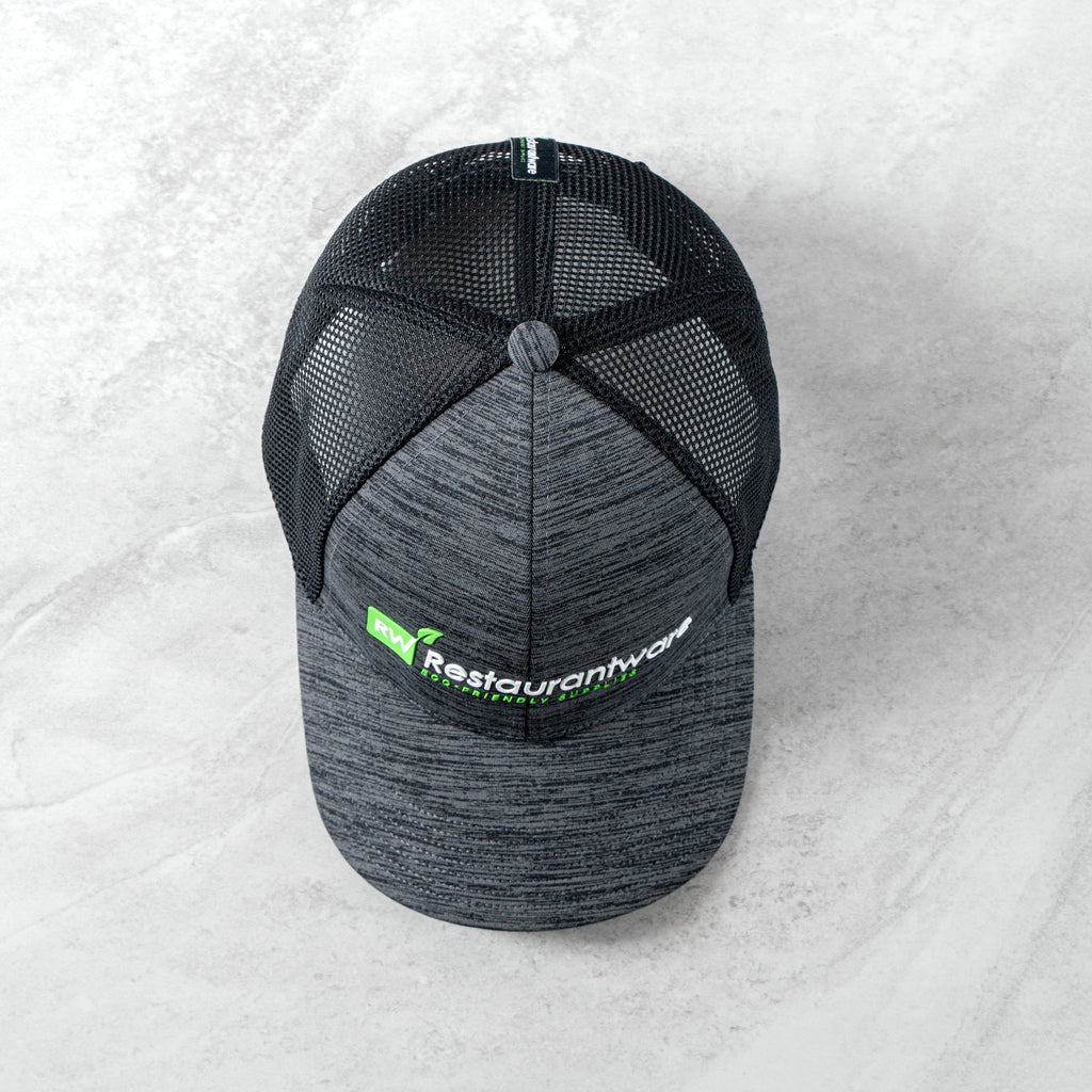 RW Threads Black Trucker Snapback Hat - 1 count box