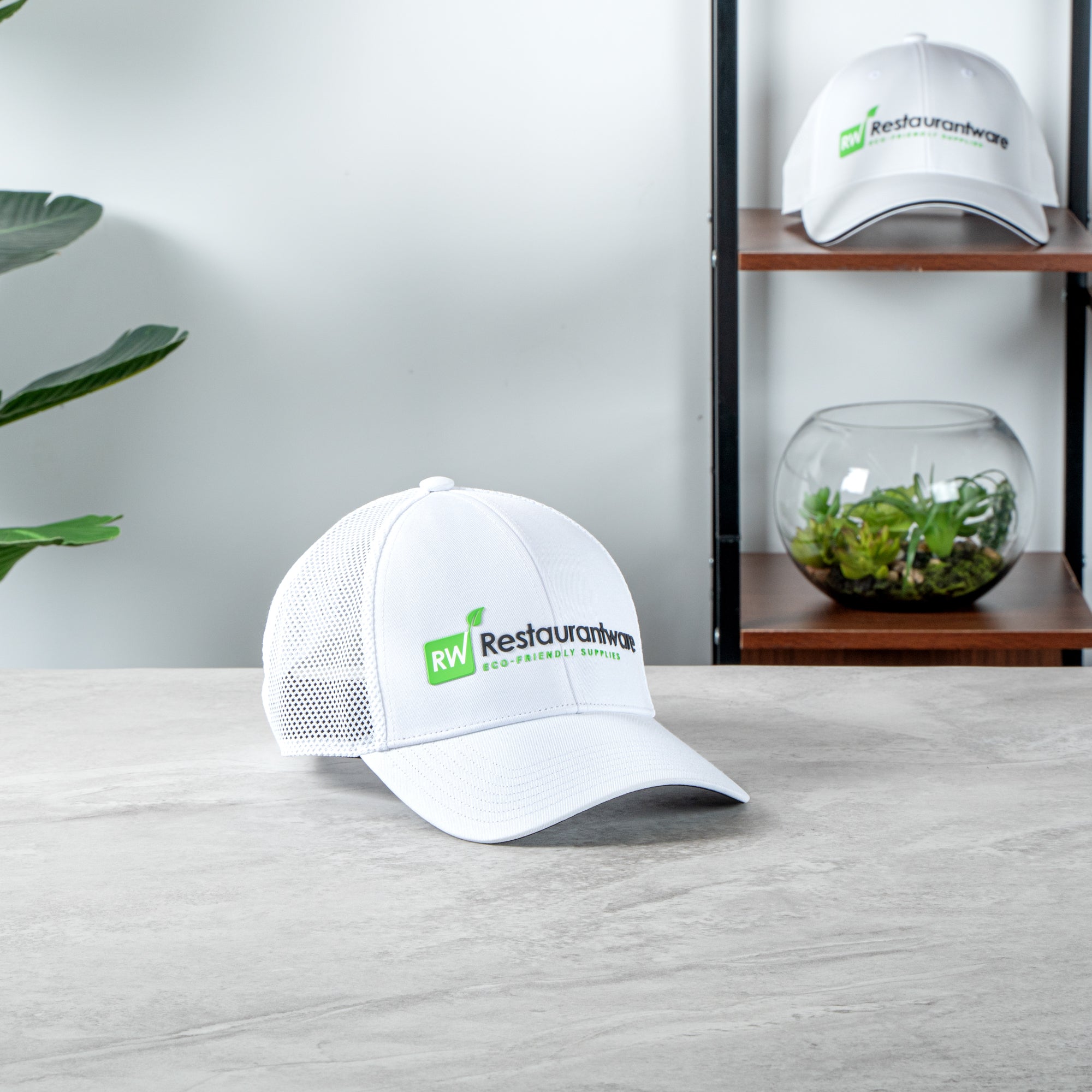 RW Threads White Trucker Snapback Hat - 1 count box