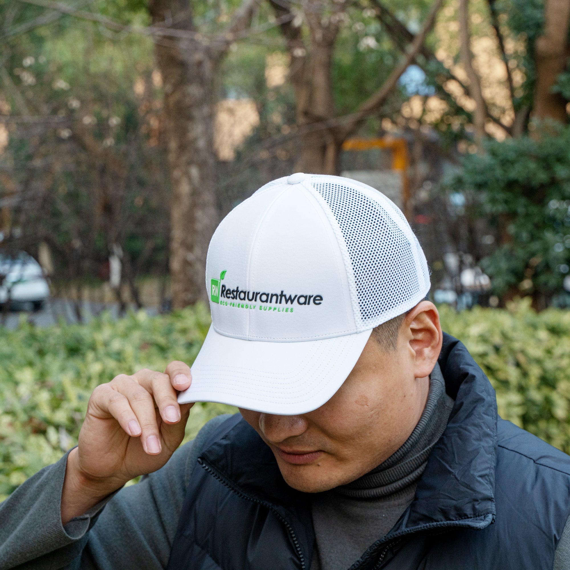 RW Threads White Trucker Snapback Hat - 1 count box