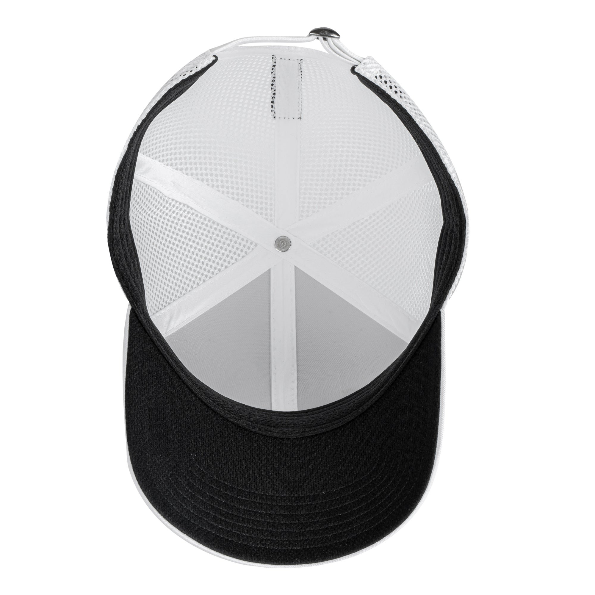 RW Threads Gray and White Trucker Snapback Hat - 1 count box