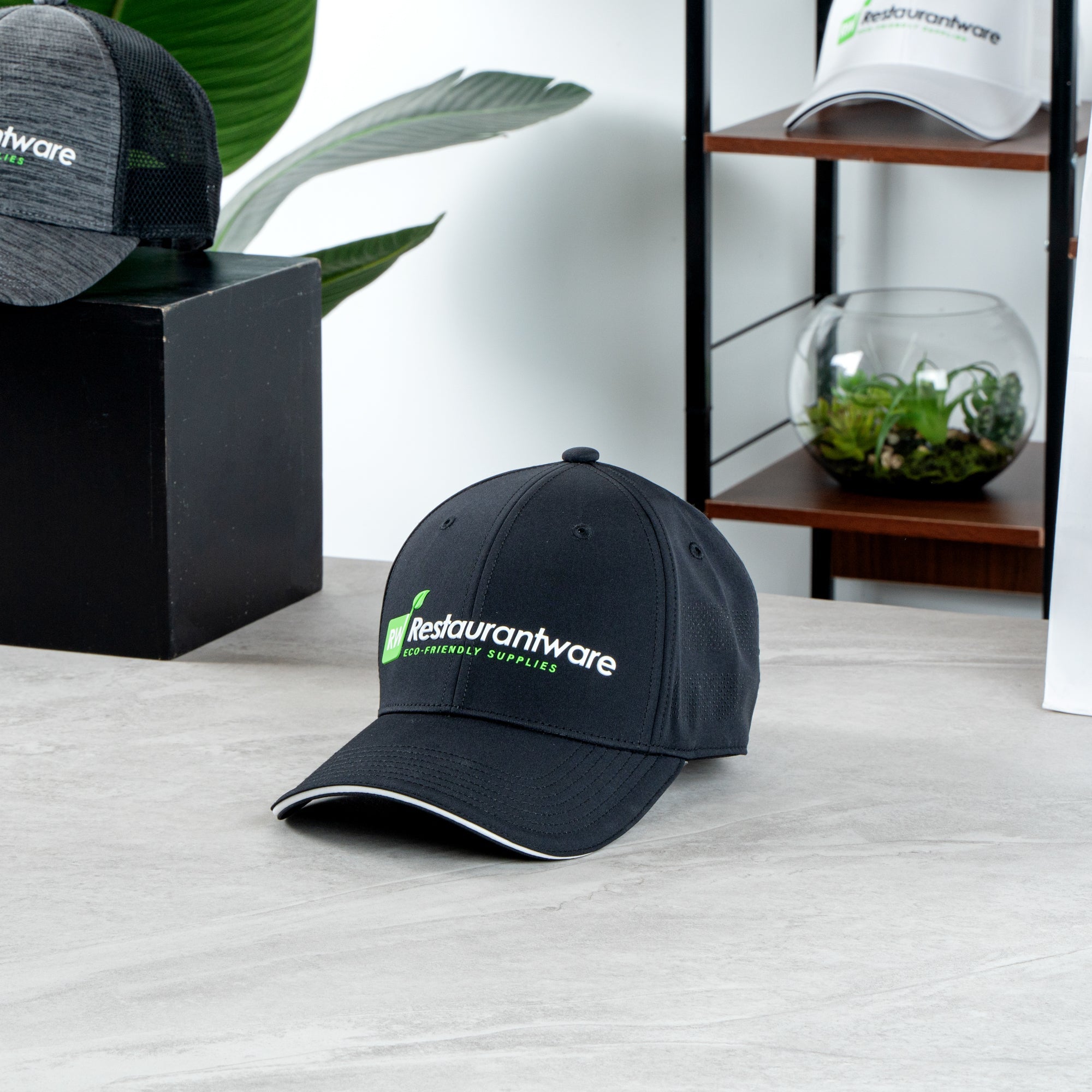 RW Threads Black Adjustable Perforated Hat - 1 count box