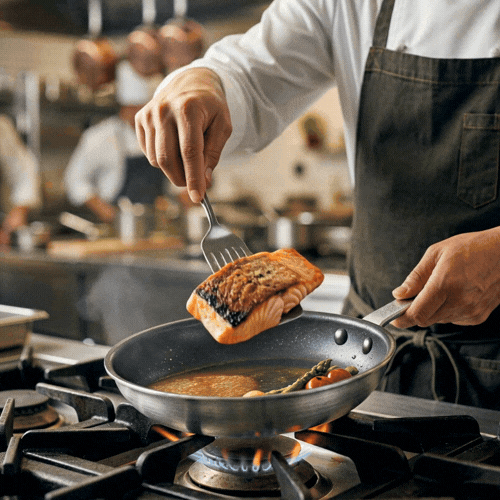 Met Lux Aluminum 7" Fry Pan - Non-Stick - 1 count box