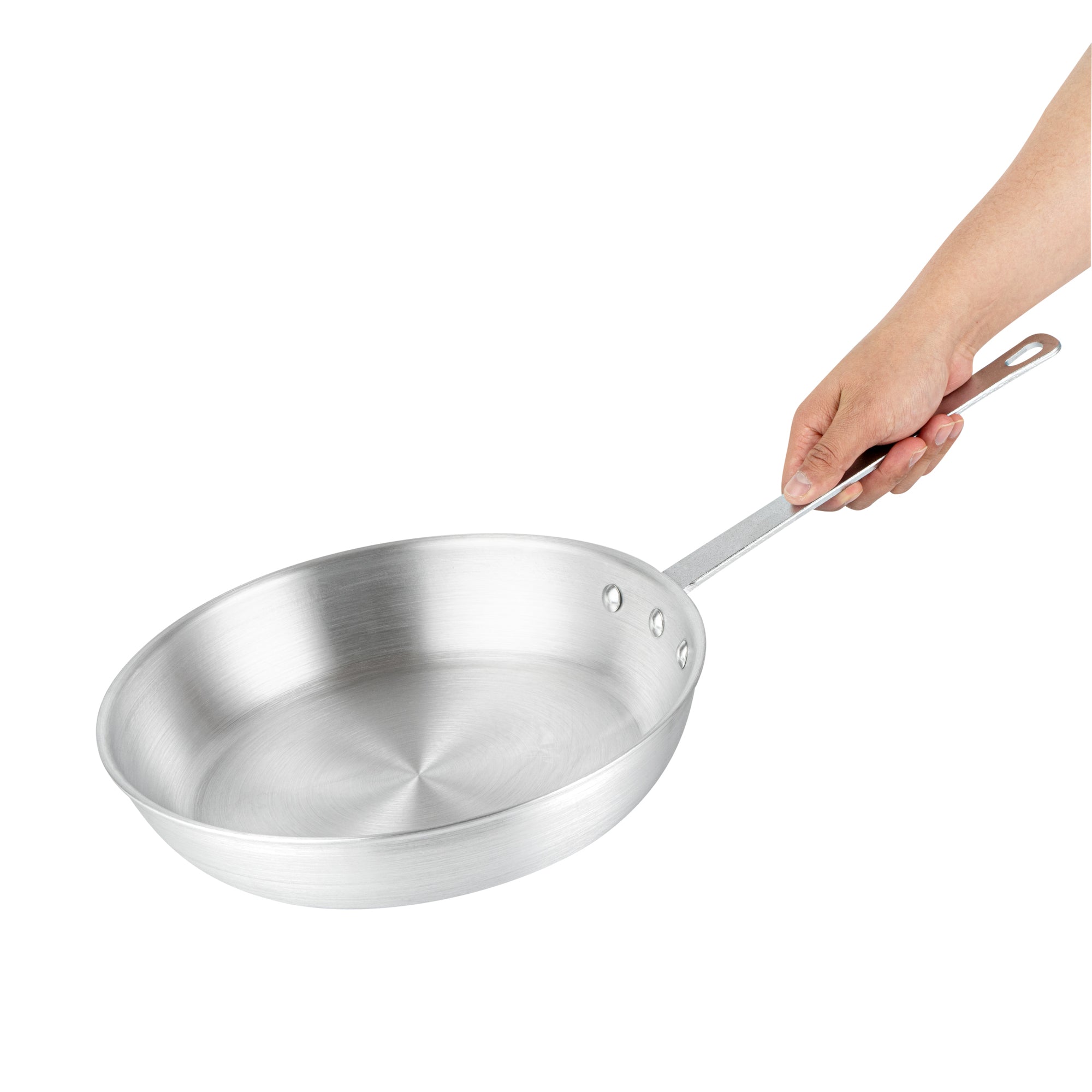 Met Lux Aluminum 12" Fry Pan - 6 count box