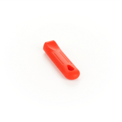 Met Lux Red Silicone Removable Pan Handle Sleeve - For 7" and 8" Aluminum Pans - 4 1/4" - 1 count box