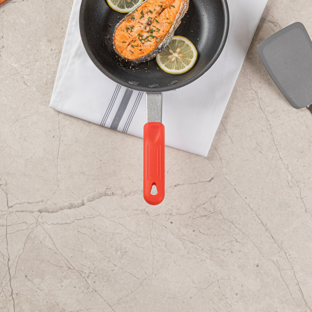 Met Lux Red Silicone Removable Pan Handle Sleeve - For 7" and 8" Aluminum Pans - 4 1/4" - 1 count box