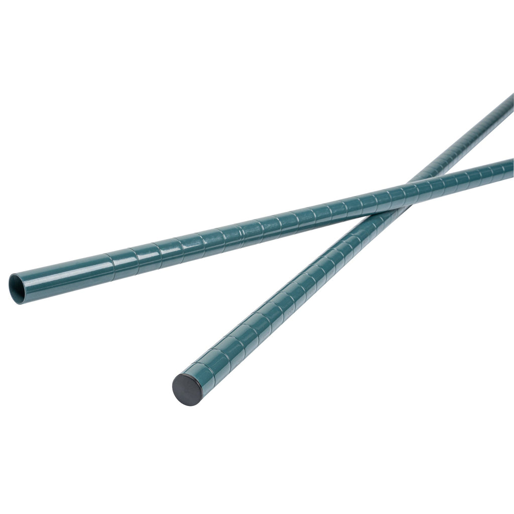 Chef 101 74" NSF Green Epoxy Mobile Shelving Post - Corrosion-Resistant - 4 count box