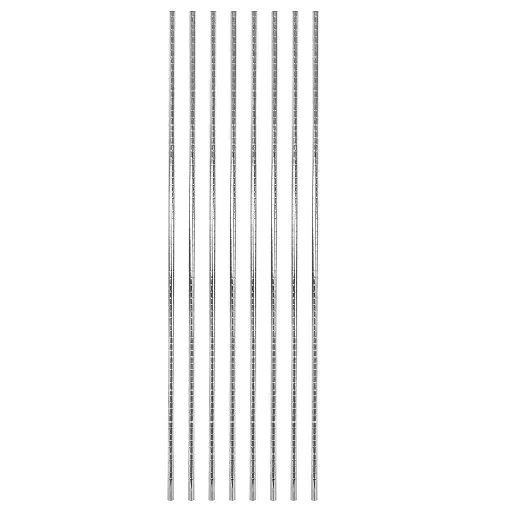 Chef 101 74" NSF Chrome Mobile Shelving Post - 4 count box