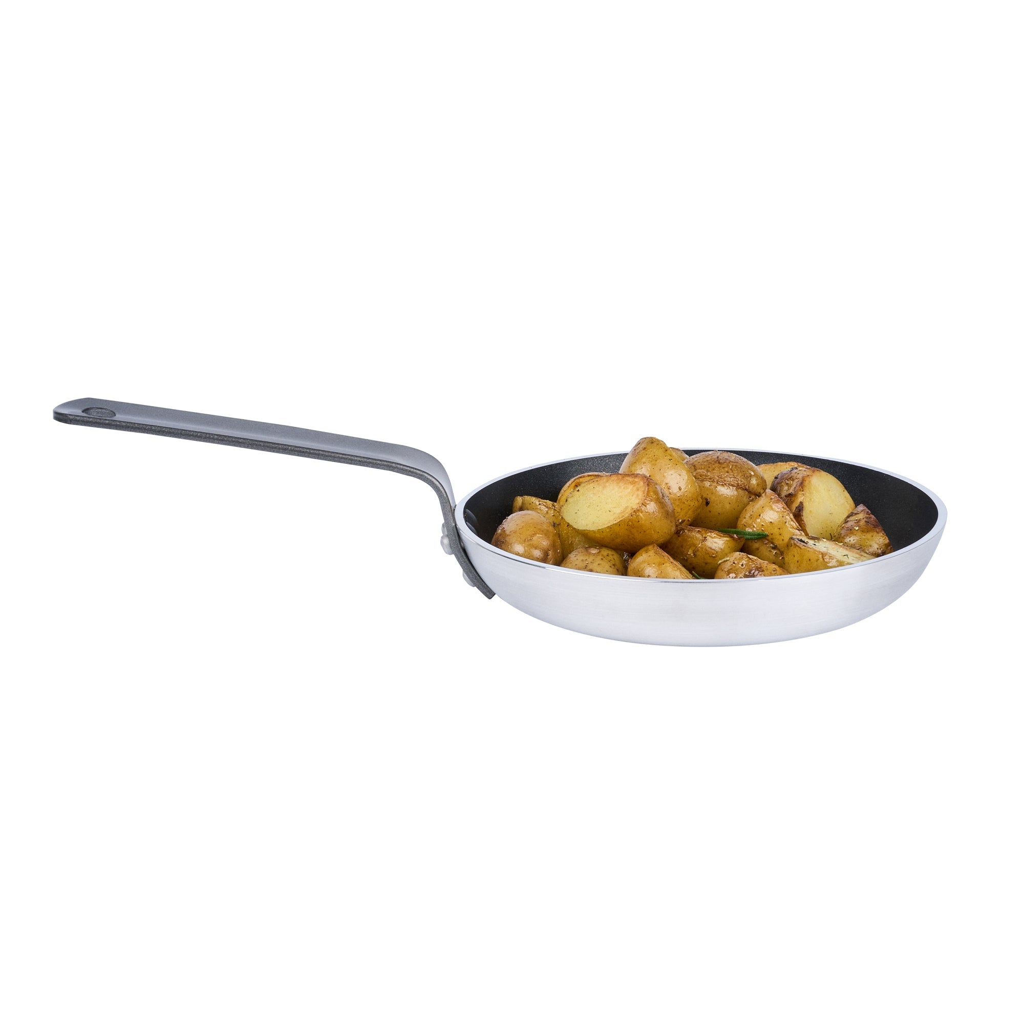 Met Lux Aluminum 8" Fry Pan - Non-Stick, Induction Ready, Heavy Duty - 6 count box