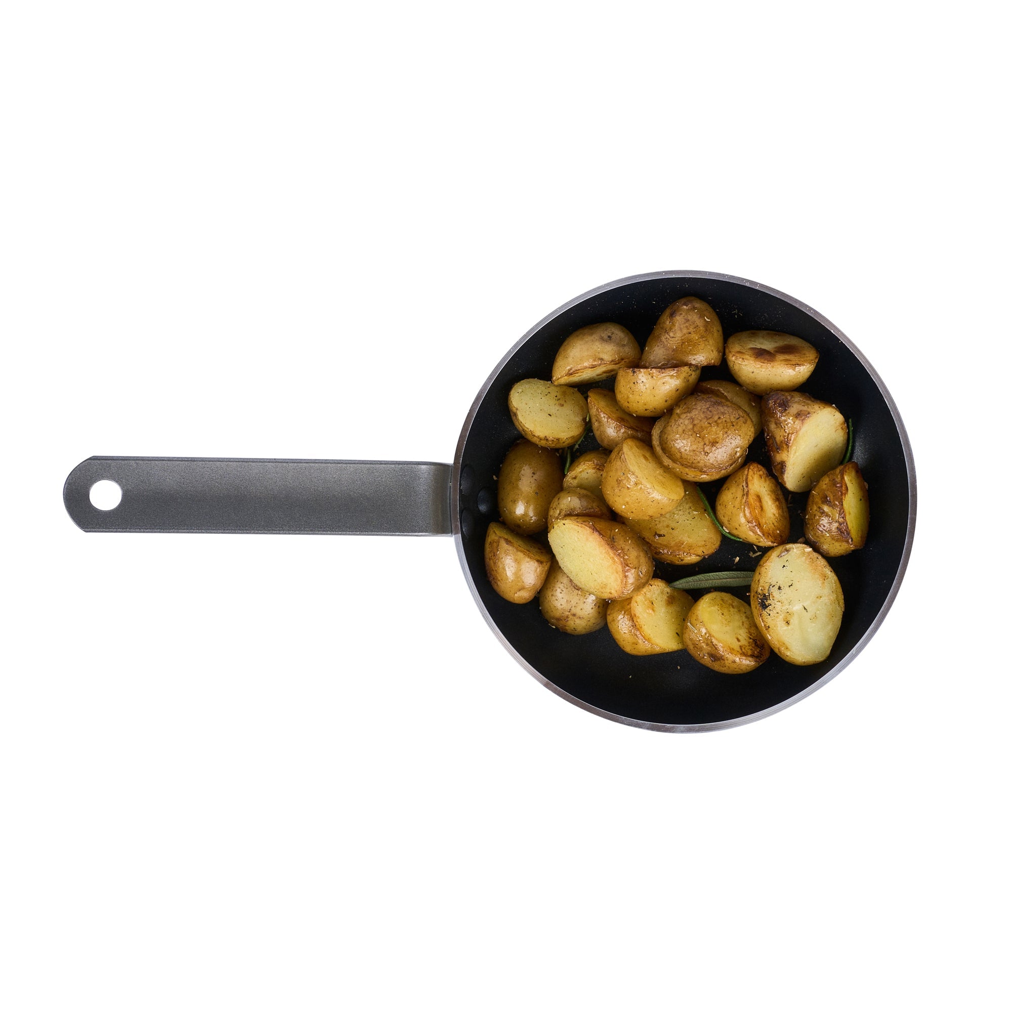 Met Lux Aluminum 8" Fry Pan - Non-Stick, Induction Ready, Heavy Duty - 6 count box