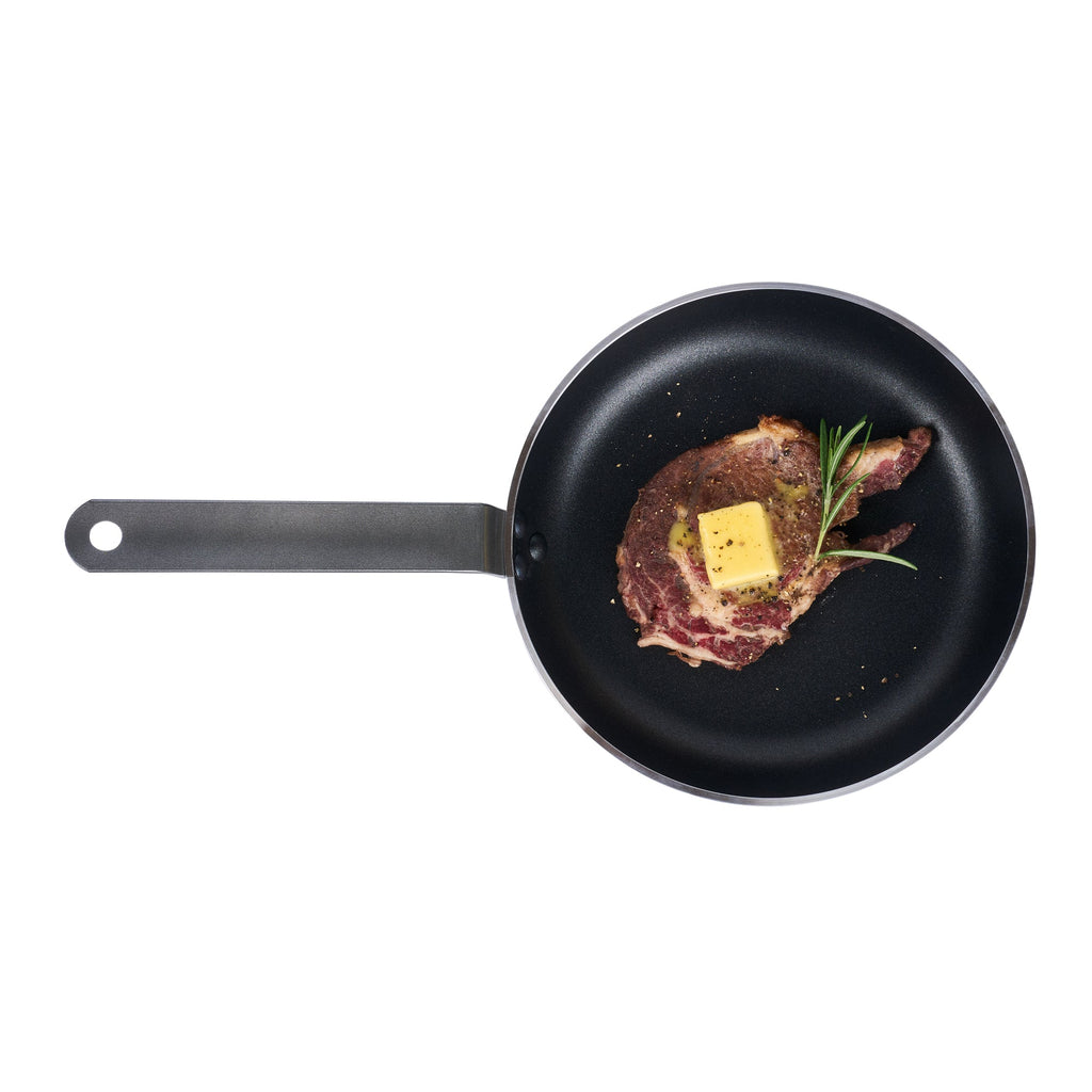 Met Lux Aluminum 9" Fry Pan - Non-Stick, Induction Ready, Heavy Duty - 1 count box