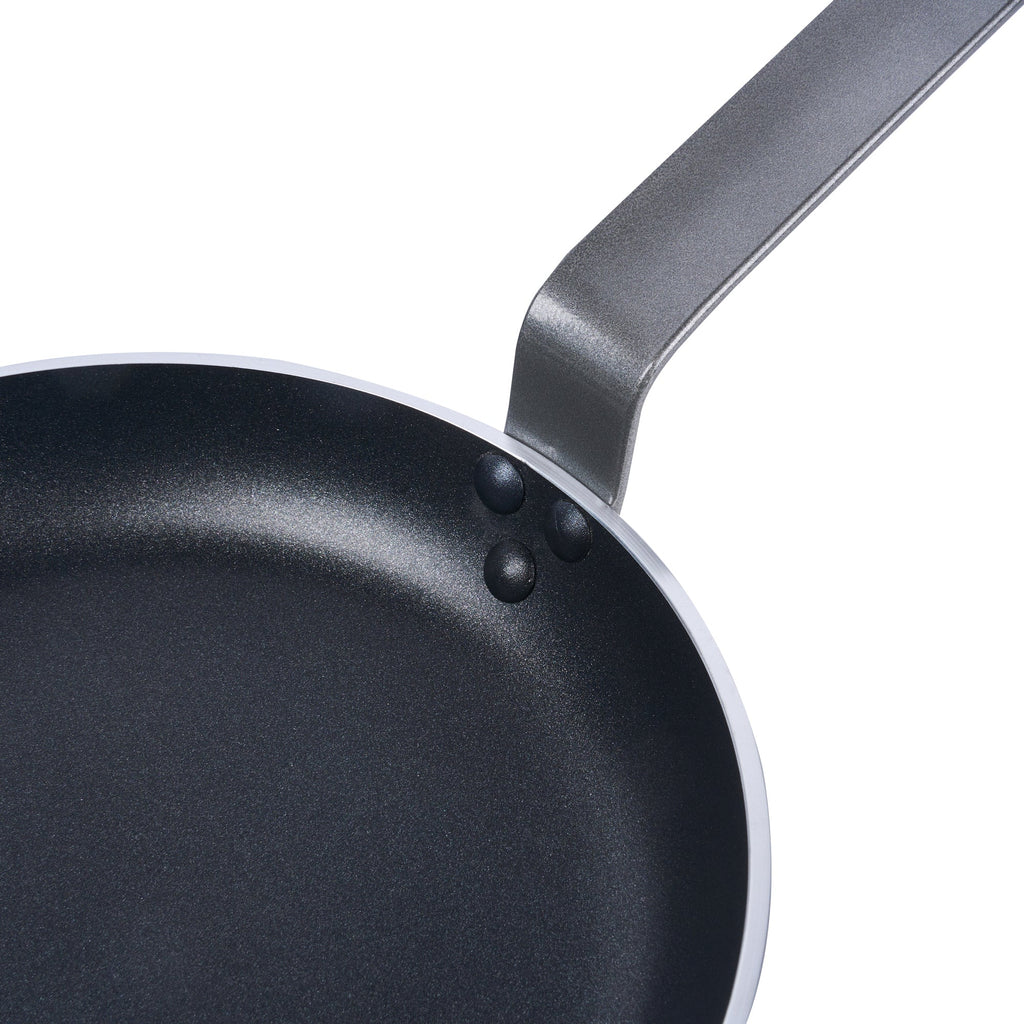 Met Lux Aluminum 9" Fry Pan - Non-Stick, Induction Ready, Heavy Duty - 1 count box