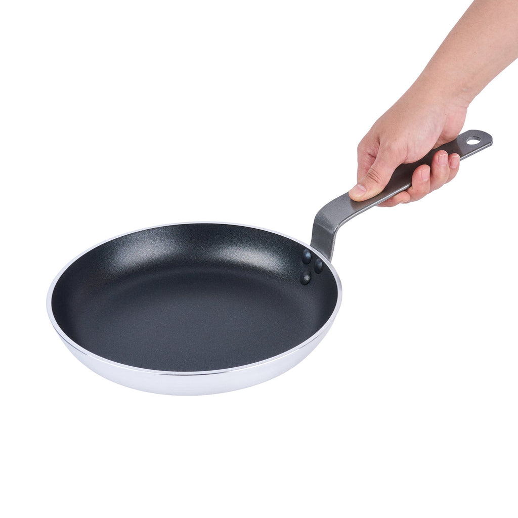 Met Lux Aluminum 9" Fry Pan - Non-Stick, Induction Ready, Heavy Duty - 6 count box