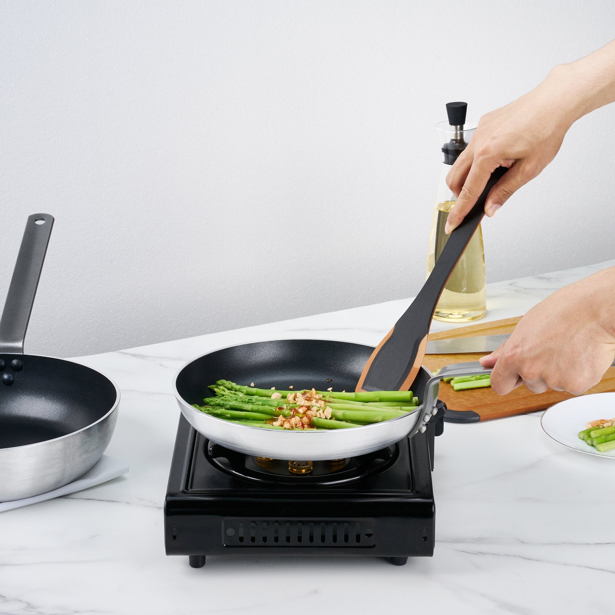 Met Lux Aluminum 10" Fry Pan - Non-Stick, Induction Ready, Heavy Duty - 1 count box