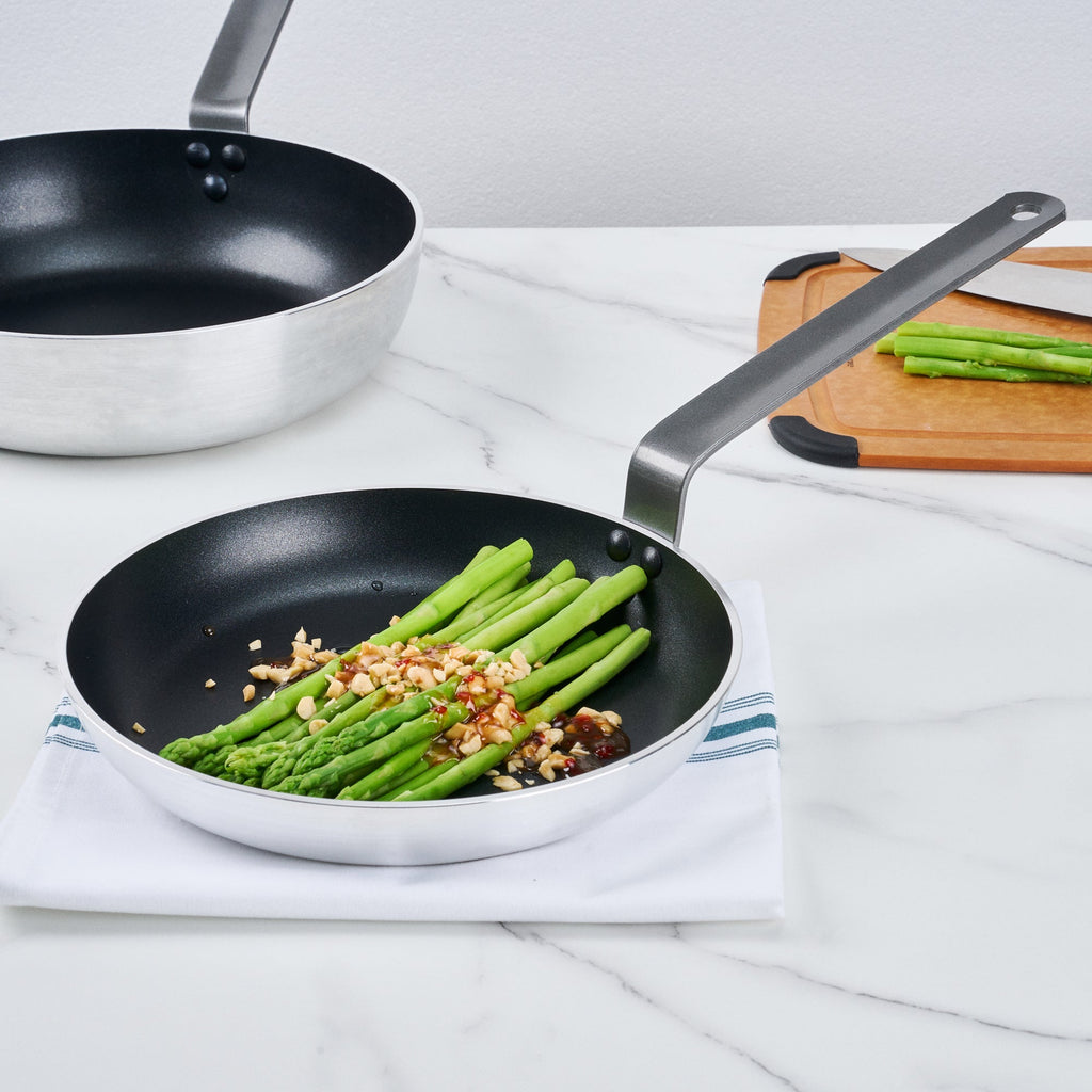 Met Lux Aluminum 10" Fry Pan - Non-Stick, Induction Ready, Heavy Duty - 1 count box