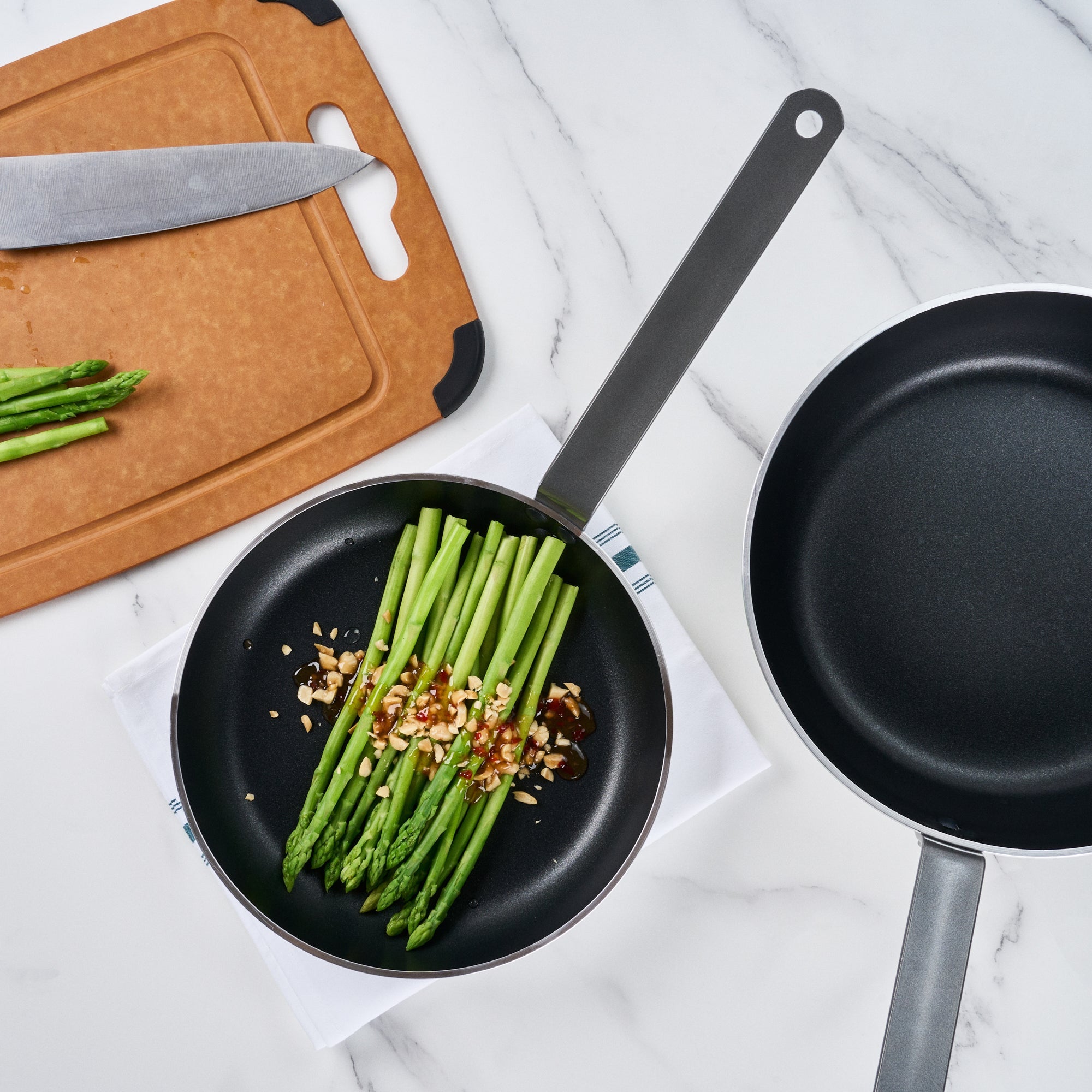 Met Lux Aluminum 10" Fry Pan - Non-Stick, Induction Ready, Heavy Duty - 1 count box