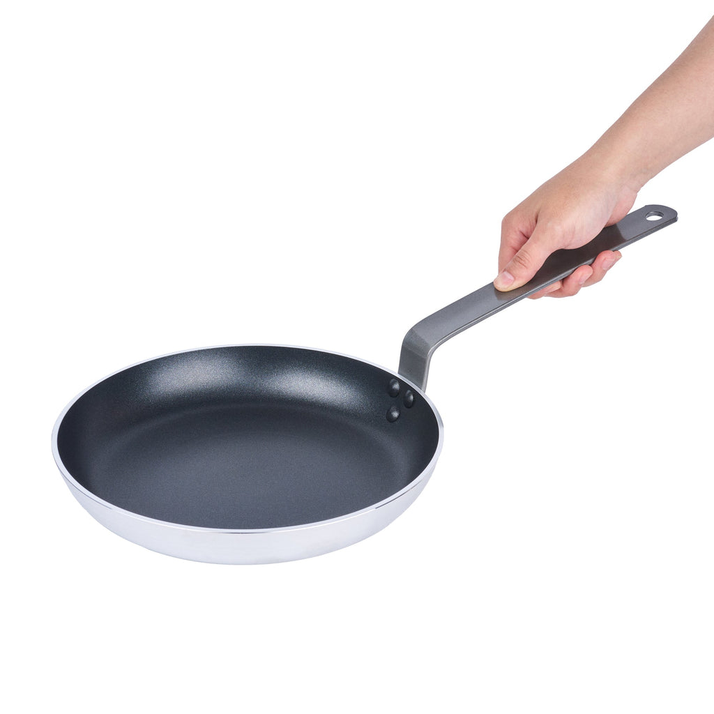 Met Lux Aluminum 10" Fry Pan - Non-Stick, Induction Ready, Heavy Duty - 6 count box